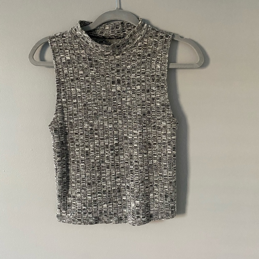 High neck top